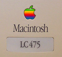Macintosh LC 475 Badge