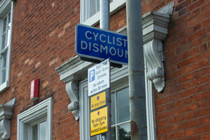 Cyclists Dismount