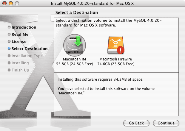 download mysql for mac on terminal
