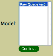 Select Raw as the model