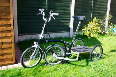 Brompton with Y-Frame trailer